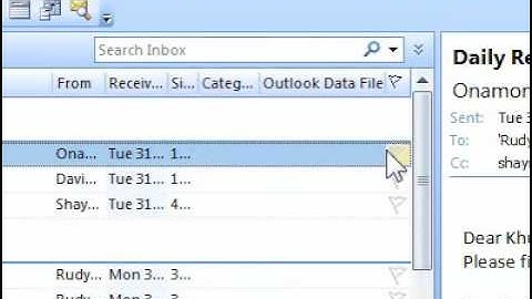 How to add a flag to an email message in Outlook