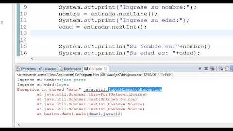 8.2 - Entrada de datos 2 (String y errores)