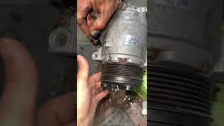AC compressor clutch coil check easy