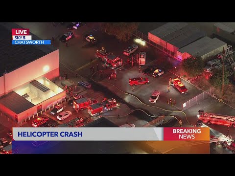 News helicopter crashes while covering fatal collision involving Metro bus