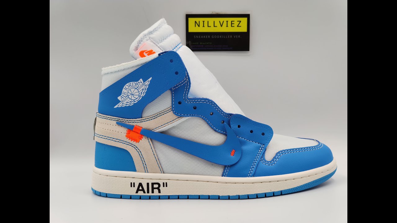 jordan x off white unc