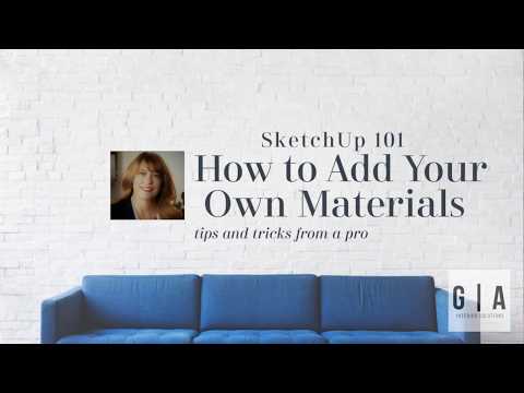 Hoe te importeren materialen SketchUp Pro 2020