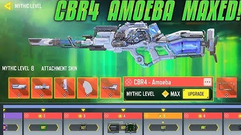MAXING OUT THE MYTHIC CBR4 AMOEBA! PAY TO WIN ATTACHMENTS & SPECIAL KILL EFFECT! | COD MOBILE |