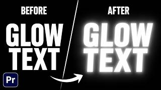 How to Create Glowing Text in Premiere Pro 2026 (Drop Shadow Effect Tutorial)
