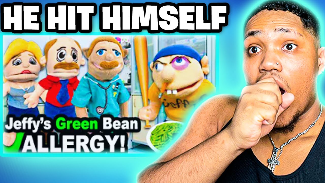HE REALLY HIT HIMSELF...😂 (SML MOVIE JEFFY'S GREEN BEAN ALLERGY) REACTION YouTube