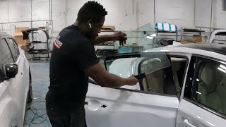 DIY 2026 GENESIS G70 how to take the back door handle off the glass/trim panel/and base panel