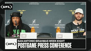 San Antonio Brahmas Week 8 postgame press conference | United Football League