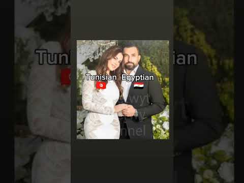 Egyptian Businessman Hani Saad And His Wife Tunisian Actress Dorra Ibrahim Zarrouk Egypt Tunisia