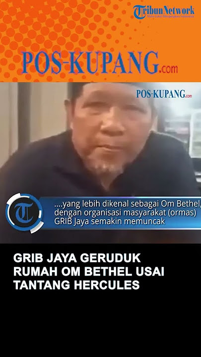 GRIB Jaya Geruduk Rumah Om Bethel Usai Tantang Hercules