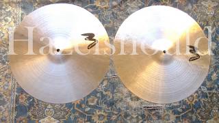 Masterwork Jazz Master 17 Paperthin Hihats 894 & 997gs