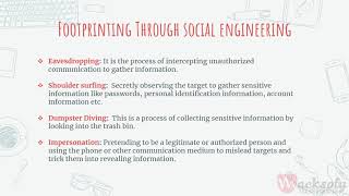 Ethical Hacking - Footprinting Through Social Engineering