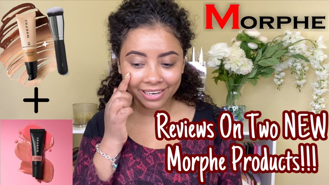 *NEW* Morphe Glowstunner Hydrating Tinted Moisturizer + Cream Blush Review + SLEEP TEST!!! 😱