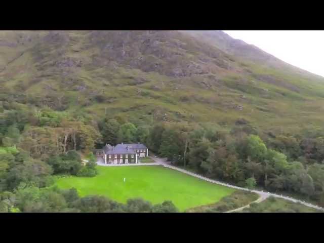 A Birds Eye View of Delphi Lodge and the Delphi Valley - Connemara Ireland