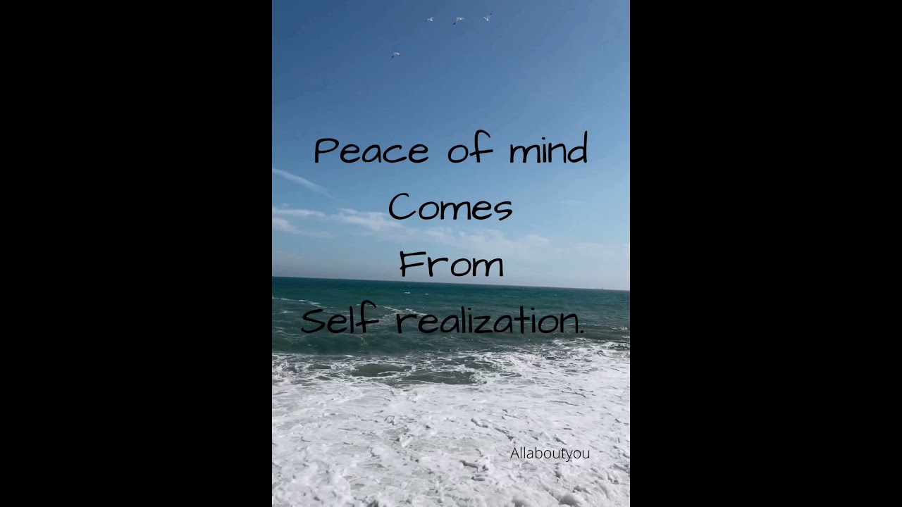 🍁Peace of mind quotes🍁 