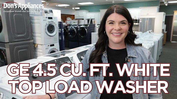 GE 4.5 Cu. Ft. White Top Load Washer