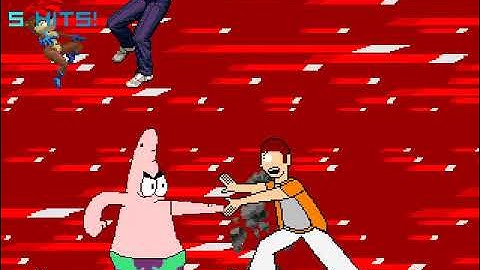MUGEN Request: Rick Renalds & Patrick Star V2 Vs Sally & Johnny Gat