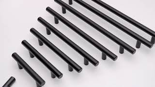 Decorate Your New Kitchen with Black Cabinet Handles 2022 | Goldenwarm