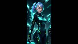 AI Art Beauties Space Girl 4K Ultra HD ( AI Art Girl  AI Art Cosplay AI Art Anime  AI Art Lookbook ) screenshot 2