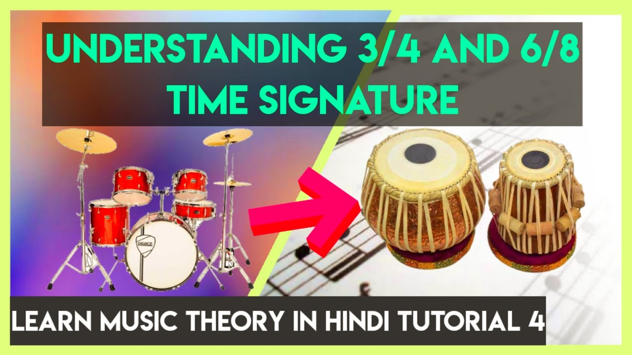 Indian vs Western Music Theory Tutorial 4 Understanding 3/4 & 6/8