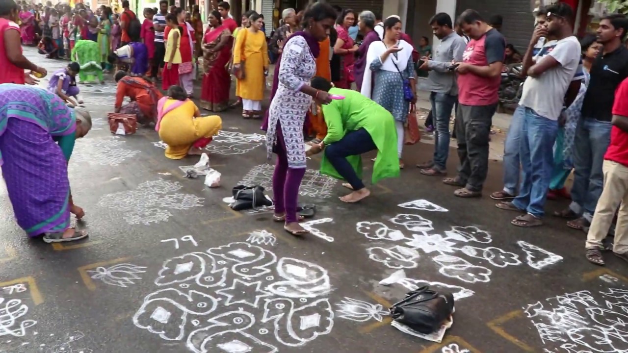 Mylapore Festival 2020 / Kolam Contest (day 1)