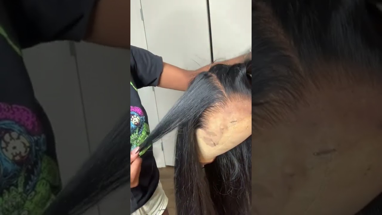 Silky Straight HD Lace Front Wigs Virgin Hair Wigs Ft.Myiseehair