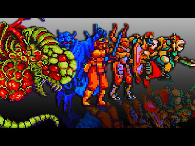 Ninja Gaiden (Turbografx -16) Ninja Ryuukenden - All Bosses +