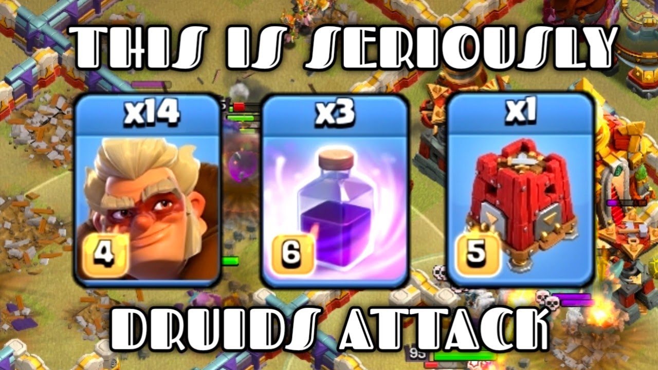 320 OP!!! Druids Attack | This Is Seriously Overpowered Best Th16 Attack Strategy ( Clash Of Clans )