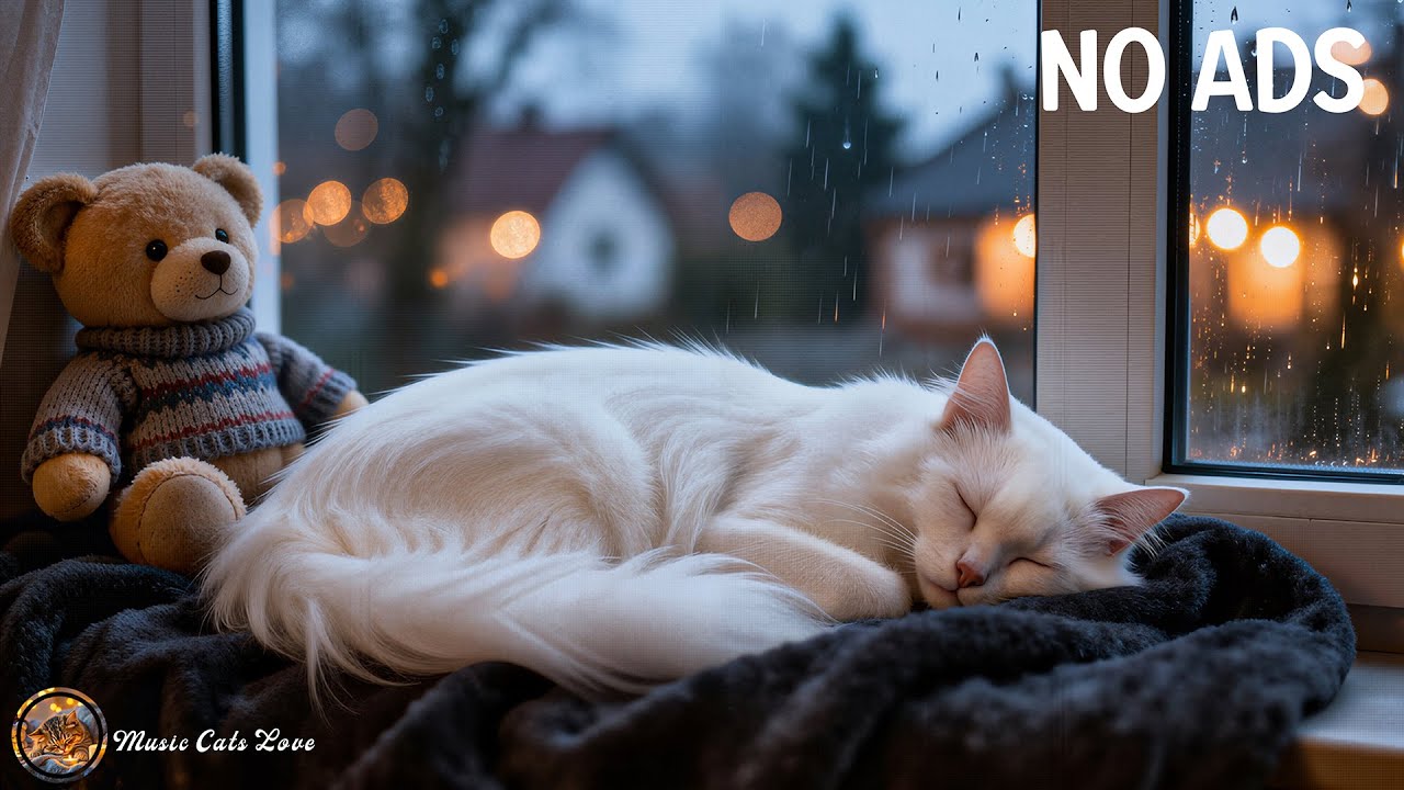 Музыка для глубокого сна для кошек 🐈 Успокаивающие звуки снижают тревожность
