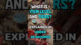Item Level Basics: How Tiers Actually Work #poe2 #pathofexile2 #explanation