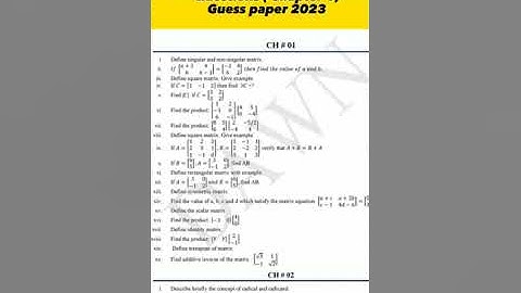9th Math Most important Questions Guess 2023 (chp 1) #shorts
