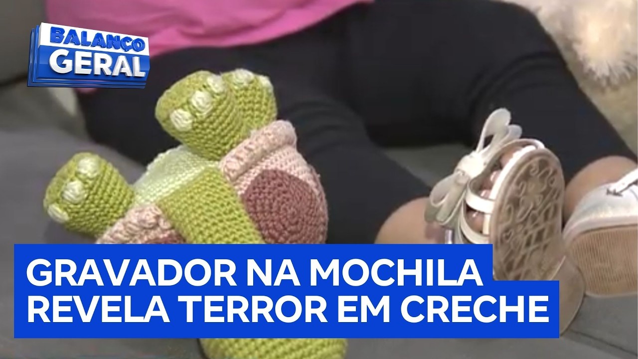 Gravações revelam maus-tratos de funcionárias contra crianças em escola infantil