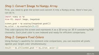 Speeding Up Pixel Comparisons in Python with Numpy