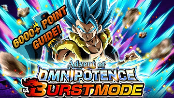 HOW TO SCORE 6000+ POINTS IN BURST MODE! ALL MISSIONS DONE! BLUE GOGETA EDITION (DBZ: Dokkan Battle)