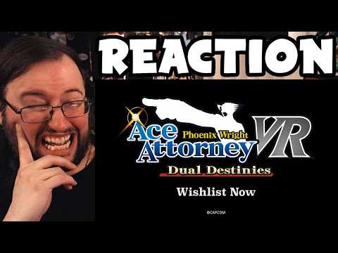 Gor's "Ace Attorney: Dual Destinies VR Announcement Trailer" REACTION (Oh.......oh no....)