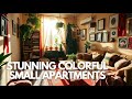 Stunning Colorful Small Apartments: Design Inspiration for Compact Living Spaces