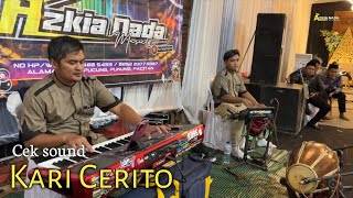 Cek Sound glerr...KARI CERITO | aZkia naDa | Puspa Audio