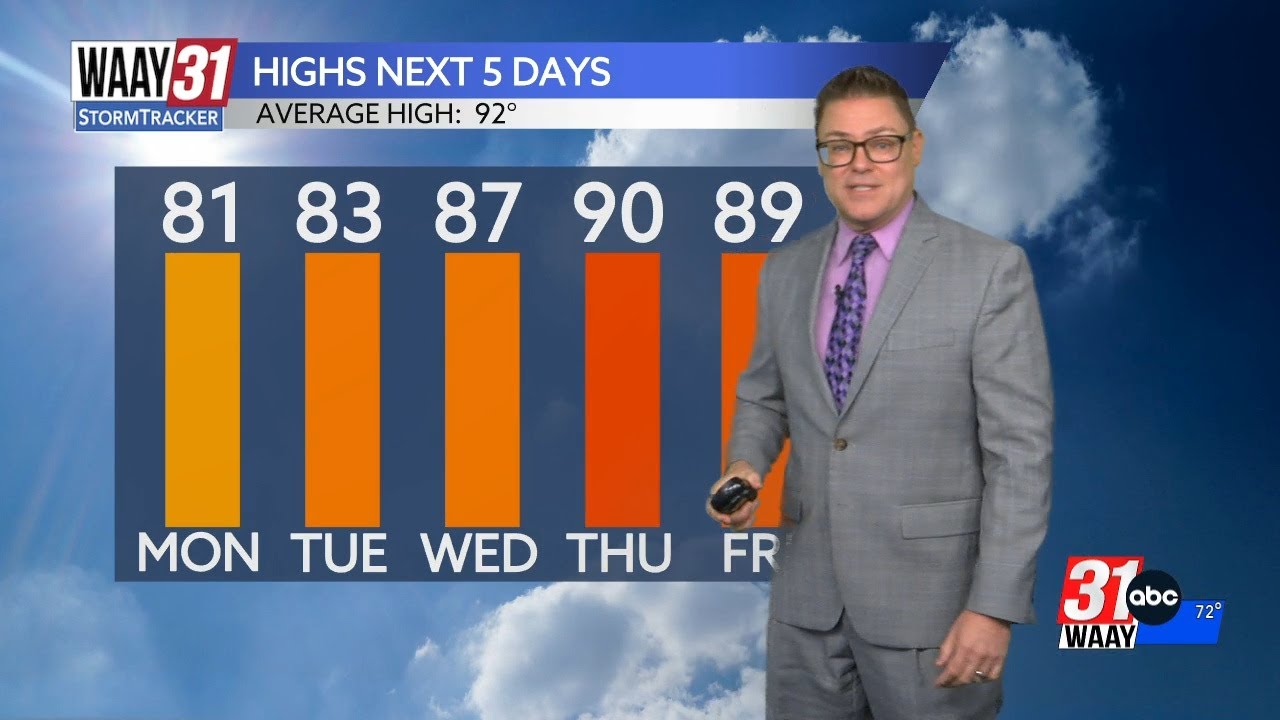 Temperatures will gradually heat back up across north Alabama this week ...