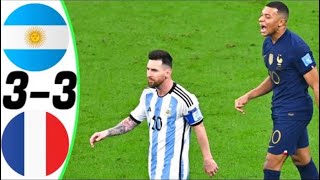 Argentina vs France 3-3 (4-2) - Goals and Penalty Shootout HIGHLIGHTS