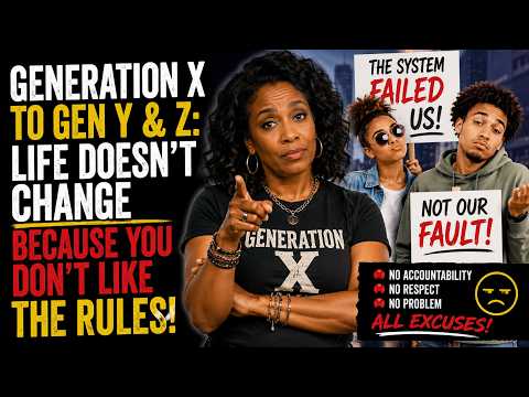 Generation X to Gen Y & Z: Life Doesn't Change Because You Don't Like The Rules