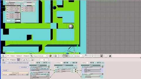 Blender Game Controls - Setting up the bad guy and collectable items - Part 6.avi
