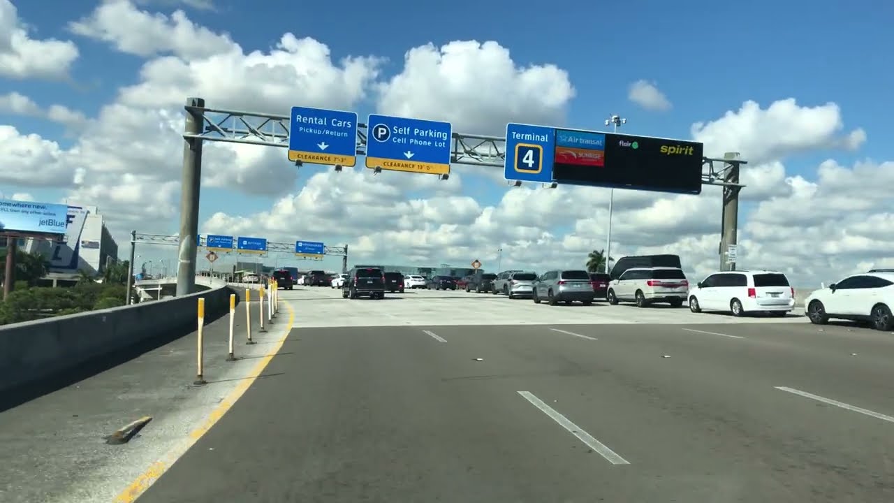 Shuttle Drive From FLL Airport Car Rental Center To Port Miami Royal Caribbean Freedom Of The Seas