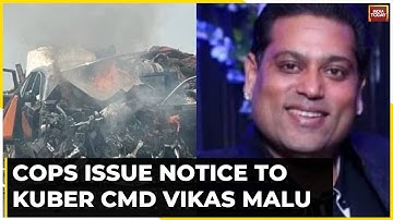Rolls-Royce Crash: Police Notice To Kuber Group Director For Rash Driving