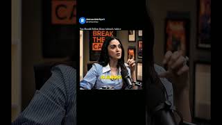 You Should Follow Kiara Advani's Advice... #shorts #kiaraadvani #advice #personalgrowth