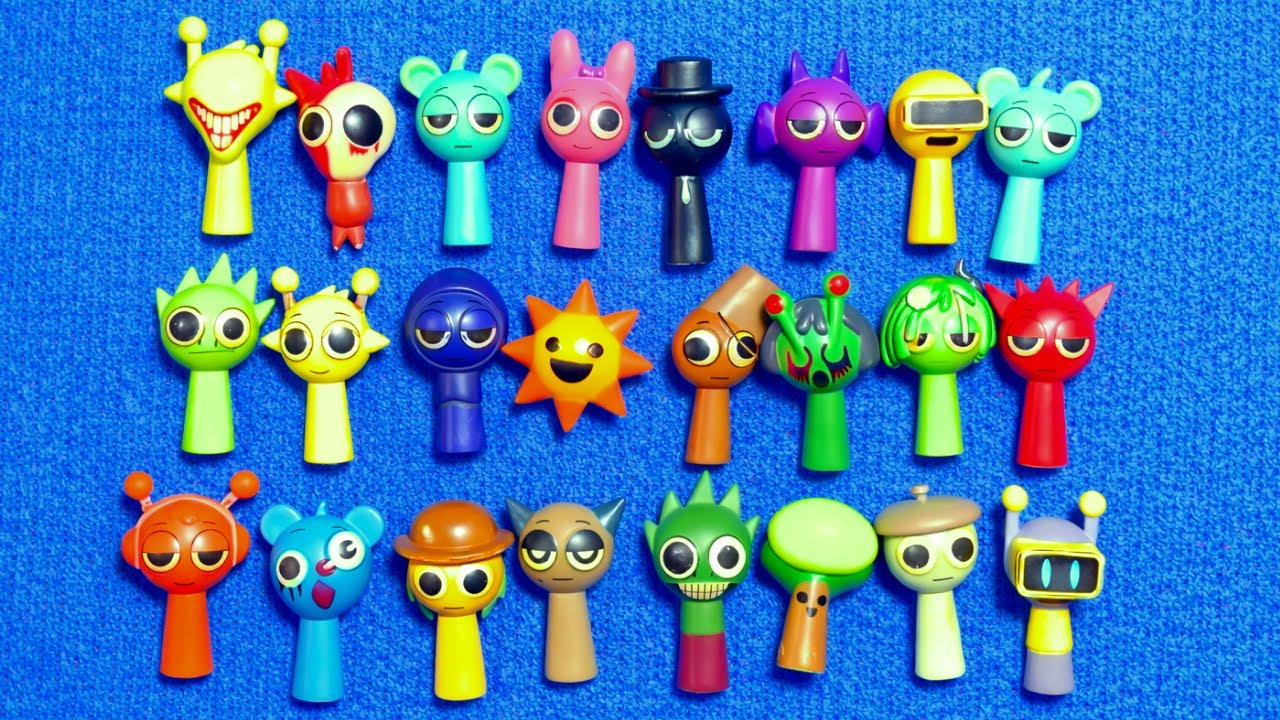 Распаковка Sprunki | Угадайте, сколько героев Sprunki появилось?