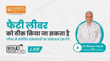 Live with Dr Bhaskar Nandi - Liver Specialist | Amrita Hospital, Faridabad