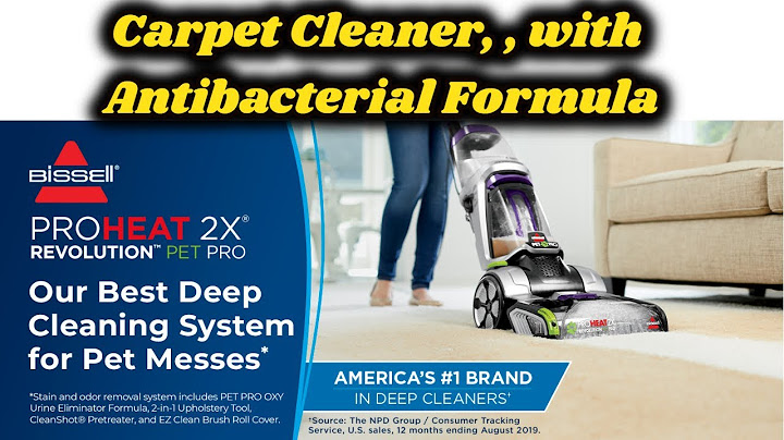 Bissell deep clean antibacterial 2 in 1 formula