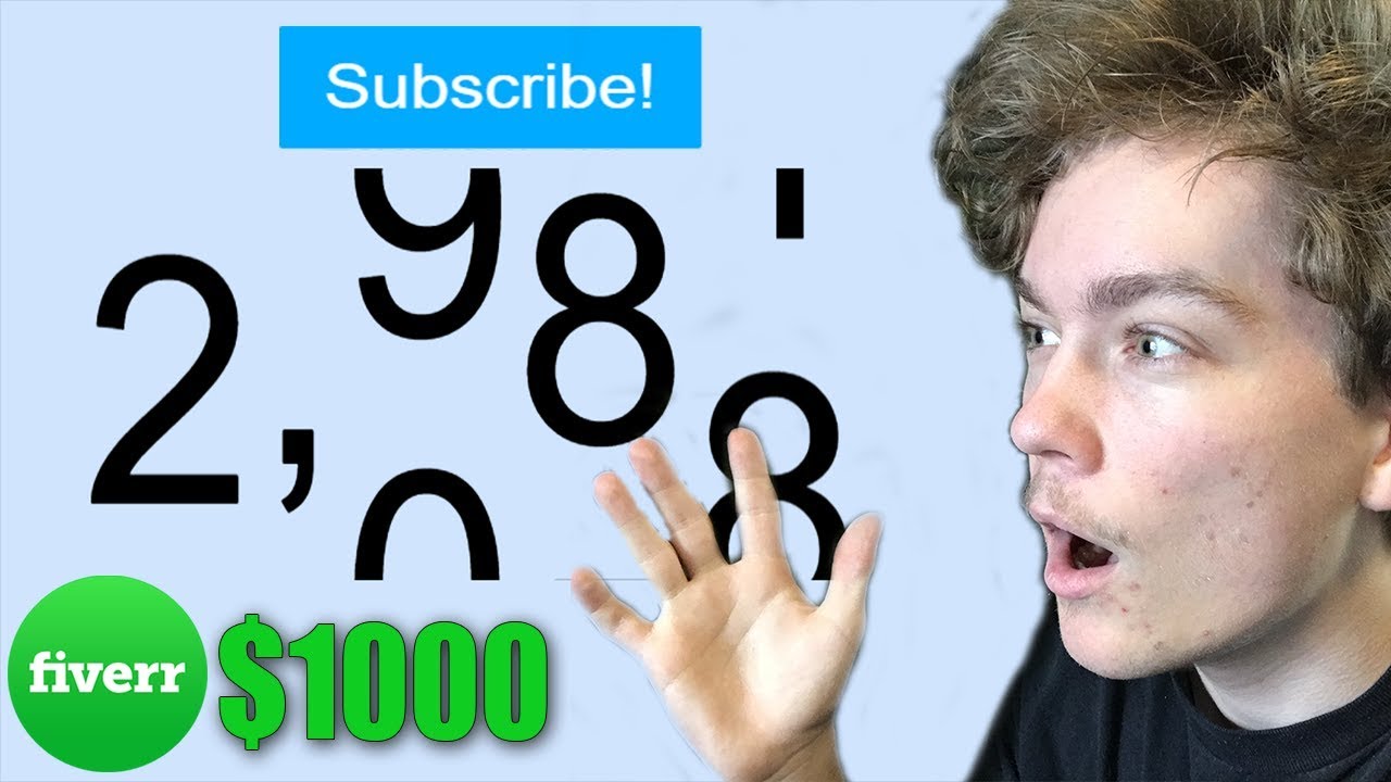 I paid Fiverr $1000 to make me YouTube Famous... - YouTube
