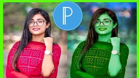 How To Joint Picture Editing Green Background / Dress Colors Changing Tutorial Pixellab
