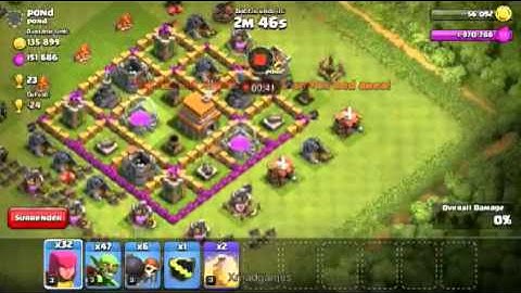 Clash of clans show  traps by xmod