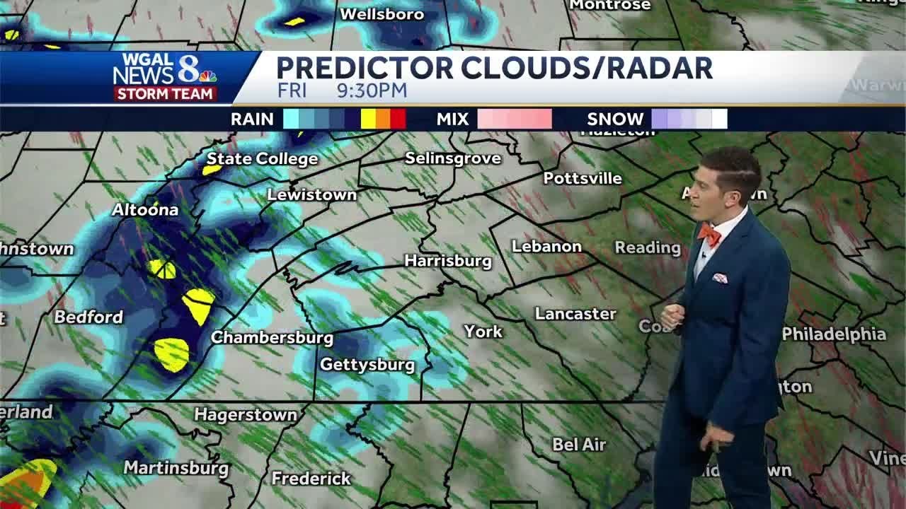 Rain chances spike late Friday into the weekend - YouTube